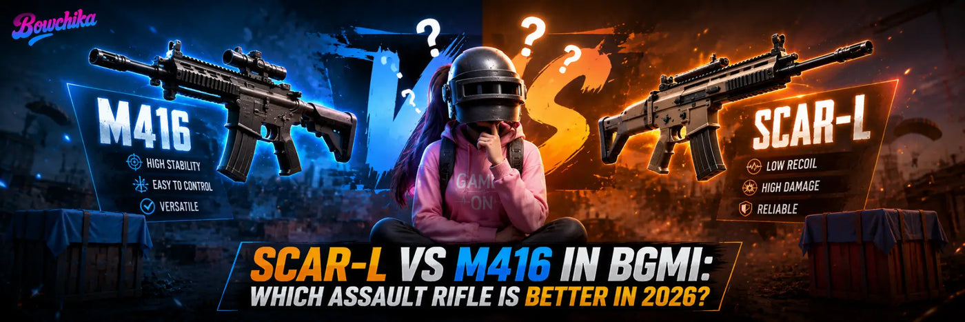 SCAR-L vs M416 in BGMI: Which Assault Rifle Is Better in 2026?
