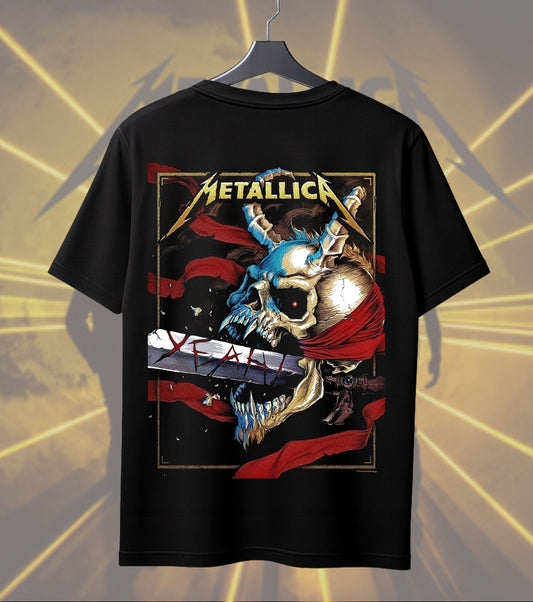 Metallica Skull Warrior Graphic T-Shirt