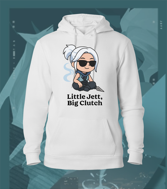 Valorant Little Jett, Big Clutch Regular Hoodie