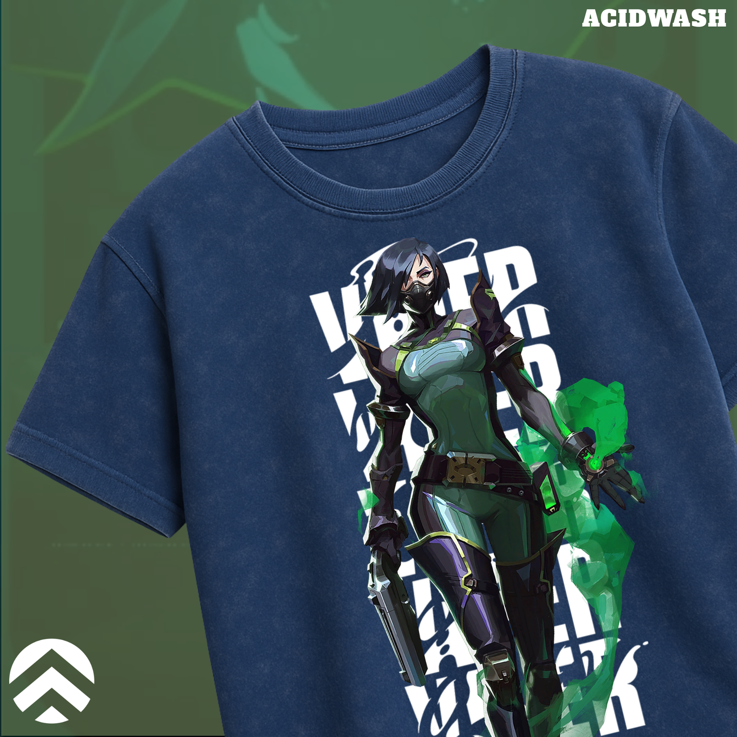 Viper | Valorant – Toxic Precision Acid Wash Tee