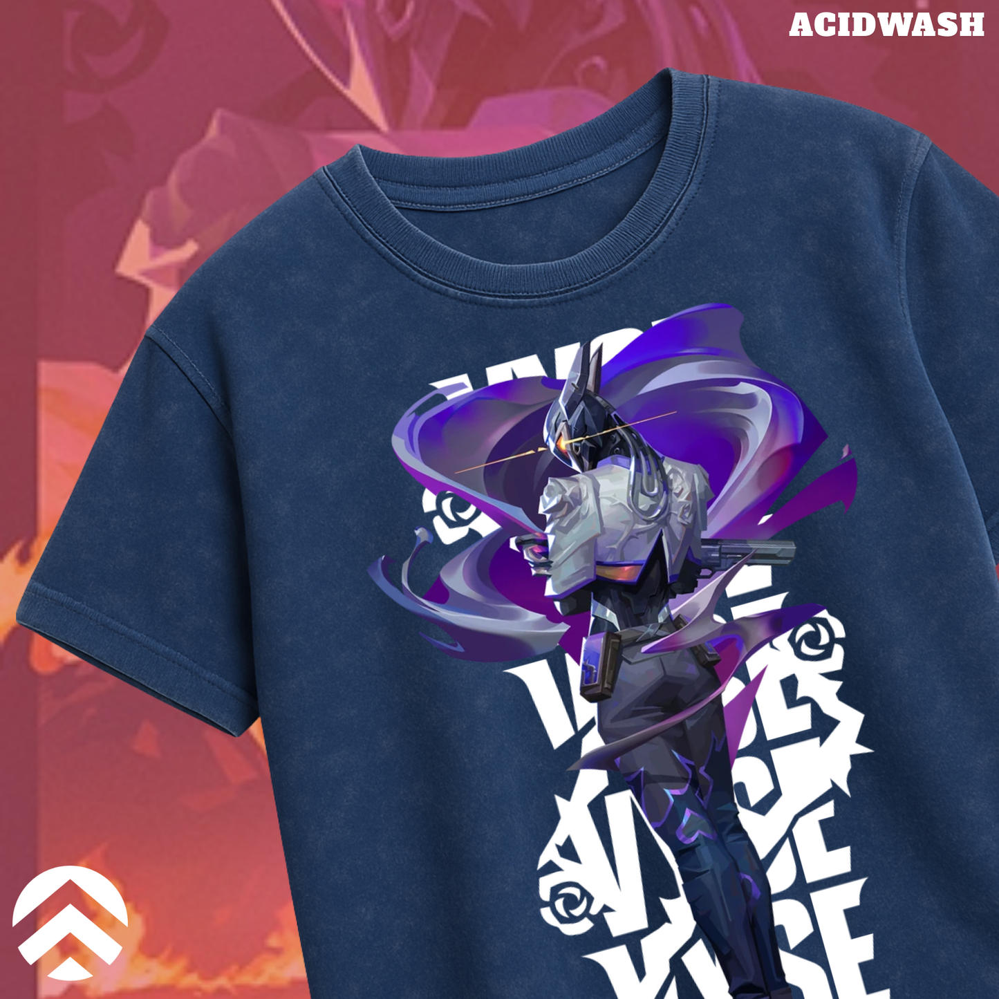 Vyse | Valorant – Shadow Serpent Acid Wash Tee