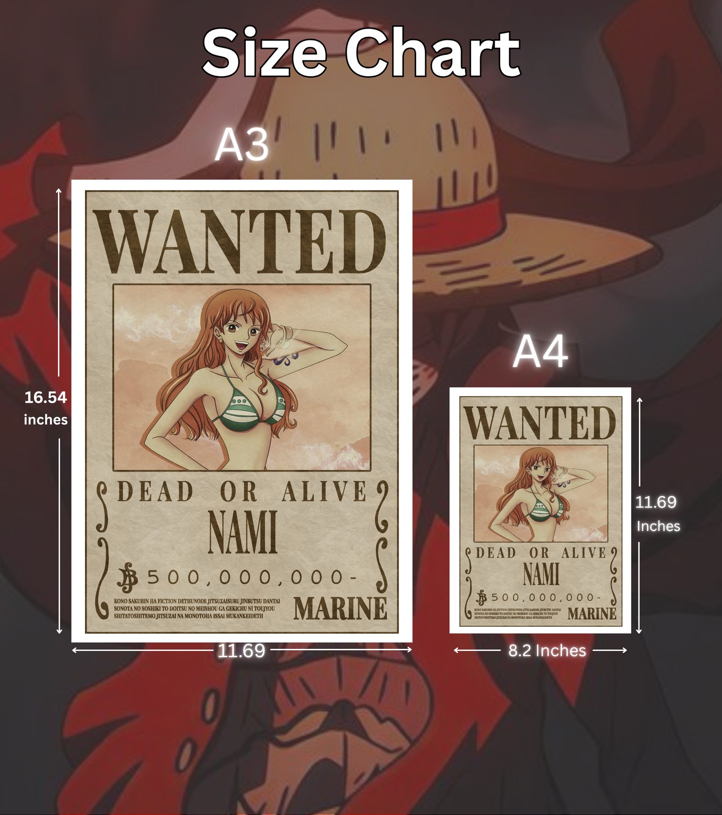 Nami – One Piece Wanted Poster