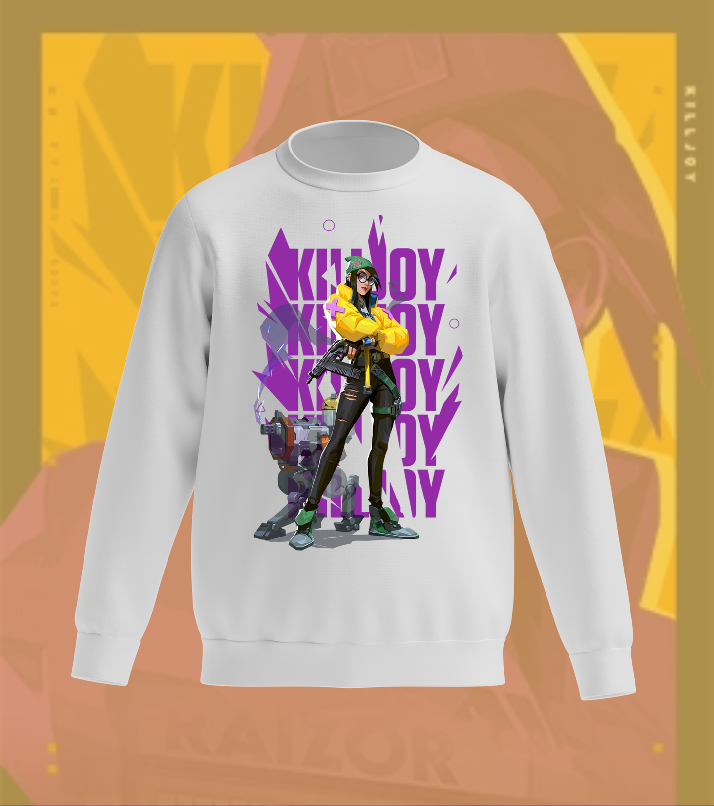 Killjoy Tech Genius Sweatshirt – Valorant Edition