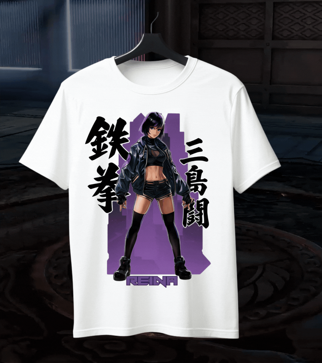 Reina – The Purple Lightning Tee