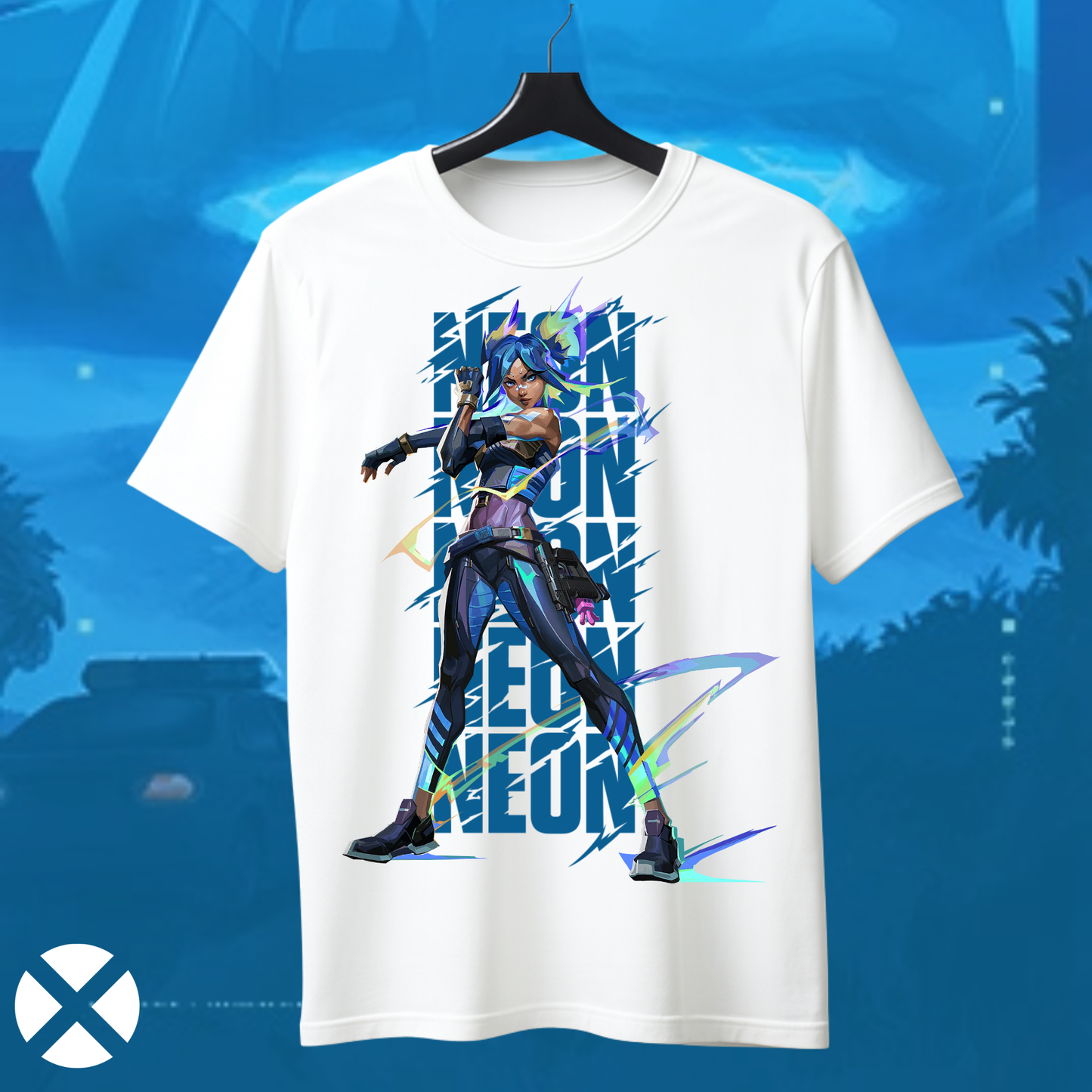 Neon | Valorant  – Thunder Dash Tee