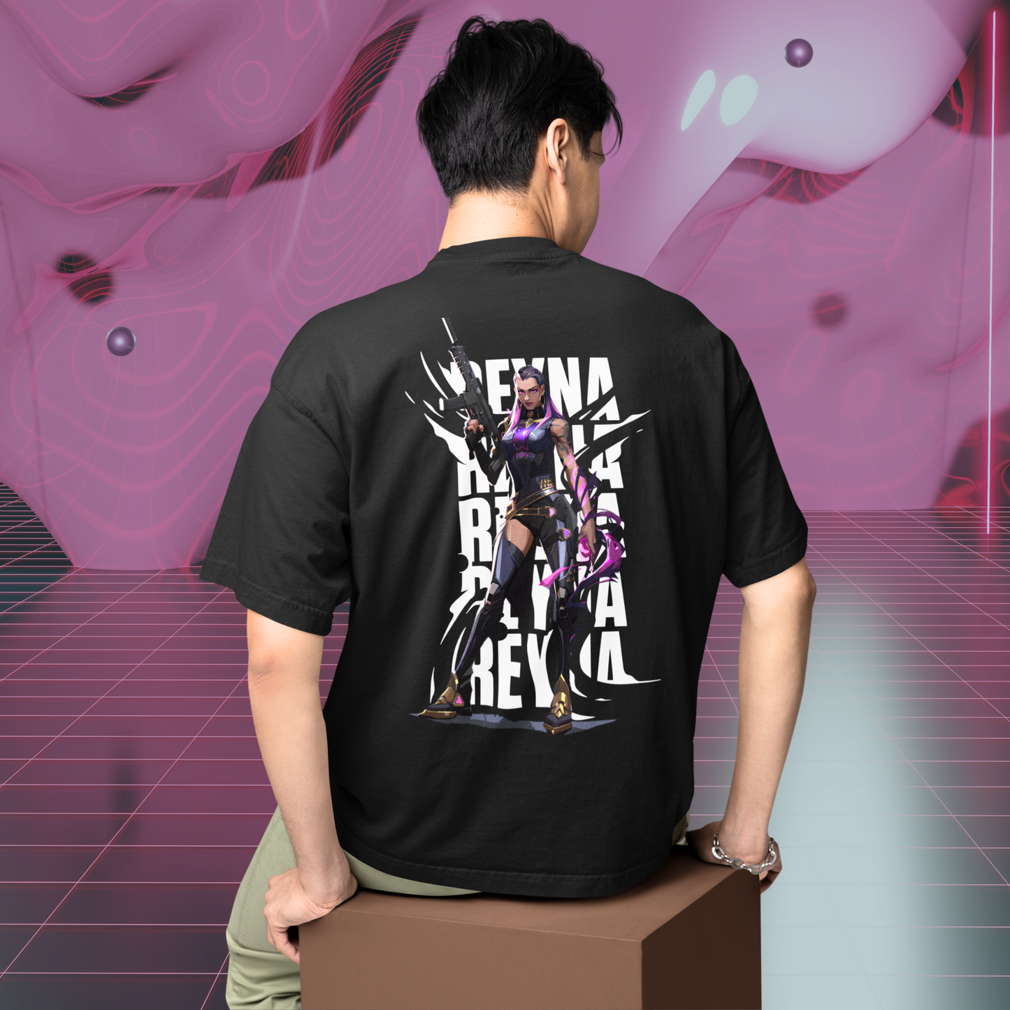 Reyna | Valorant – Empress of Shadows Oversized Tee