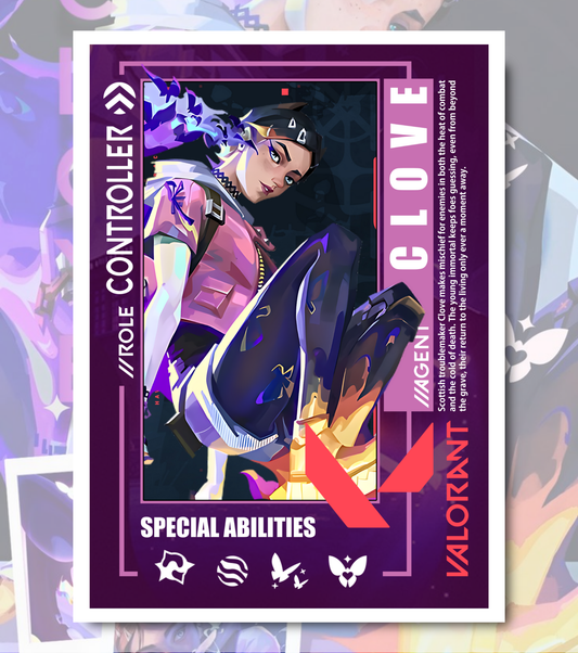 Clove Valorant Poster – Premium Matte Print (A3/A4)