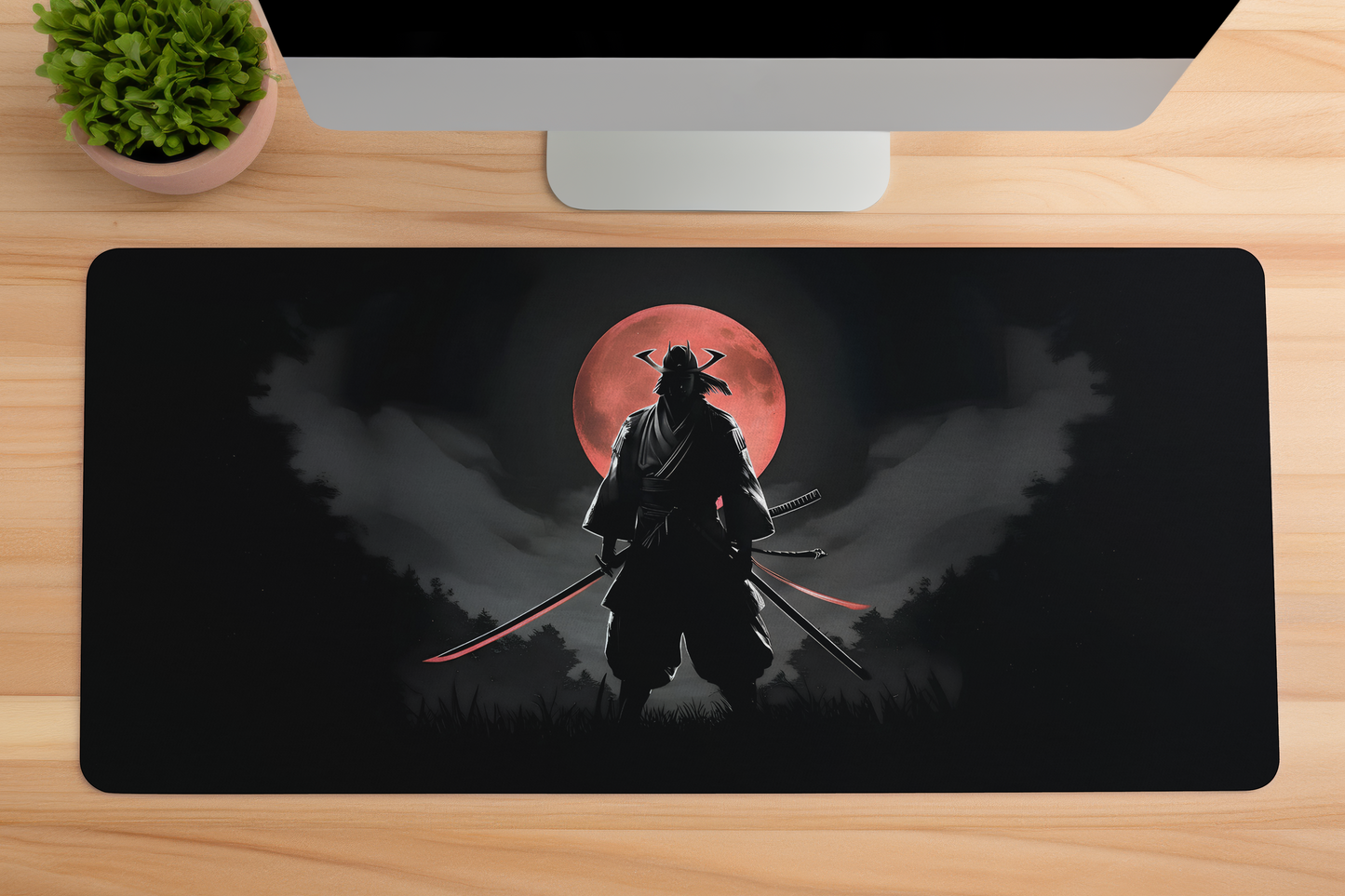 Samurai Warrior XL Gaming Mousepad – 80×33 cm