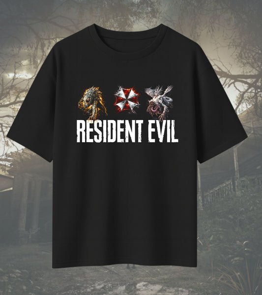 Resident Evil Dr. Salvador T-Shirt – Chainsaw Horror Graphic