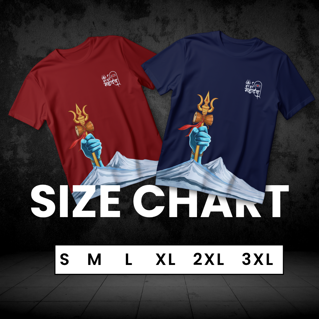 Har Har Mahadev Trishul T-Shirt – kawad yatra