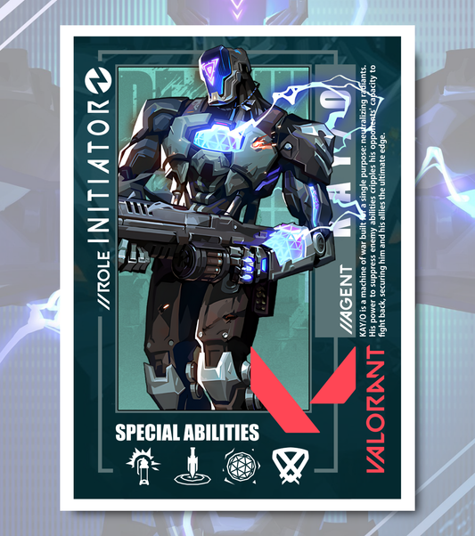 KAY/O Valorant Poster – Premium Matte Print (A3/A4)