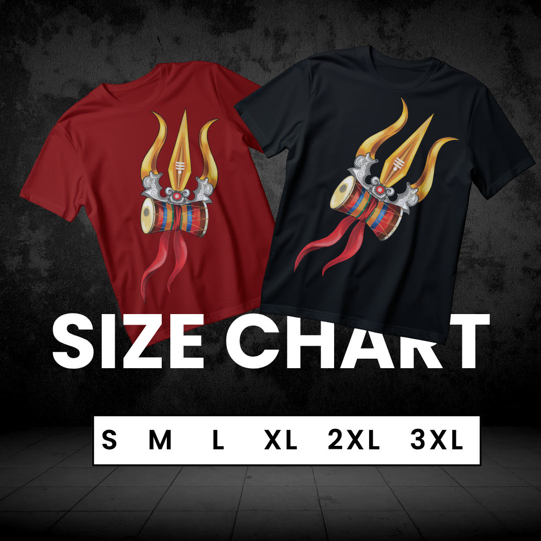 Har Har Mahadev Trishul & Damru T-Shirt