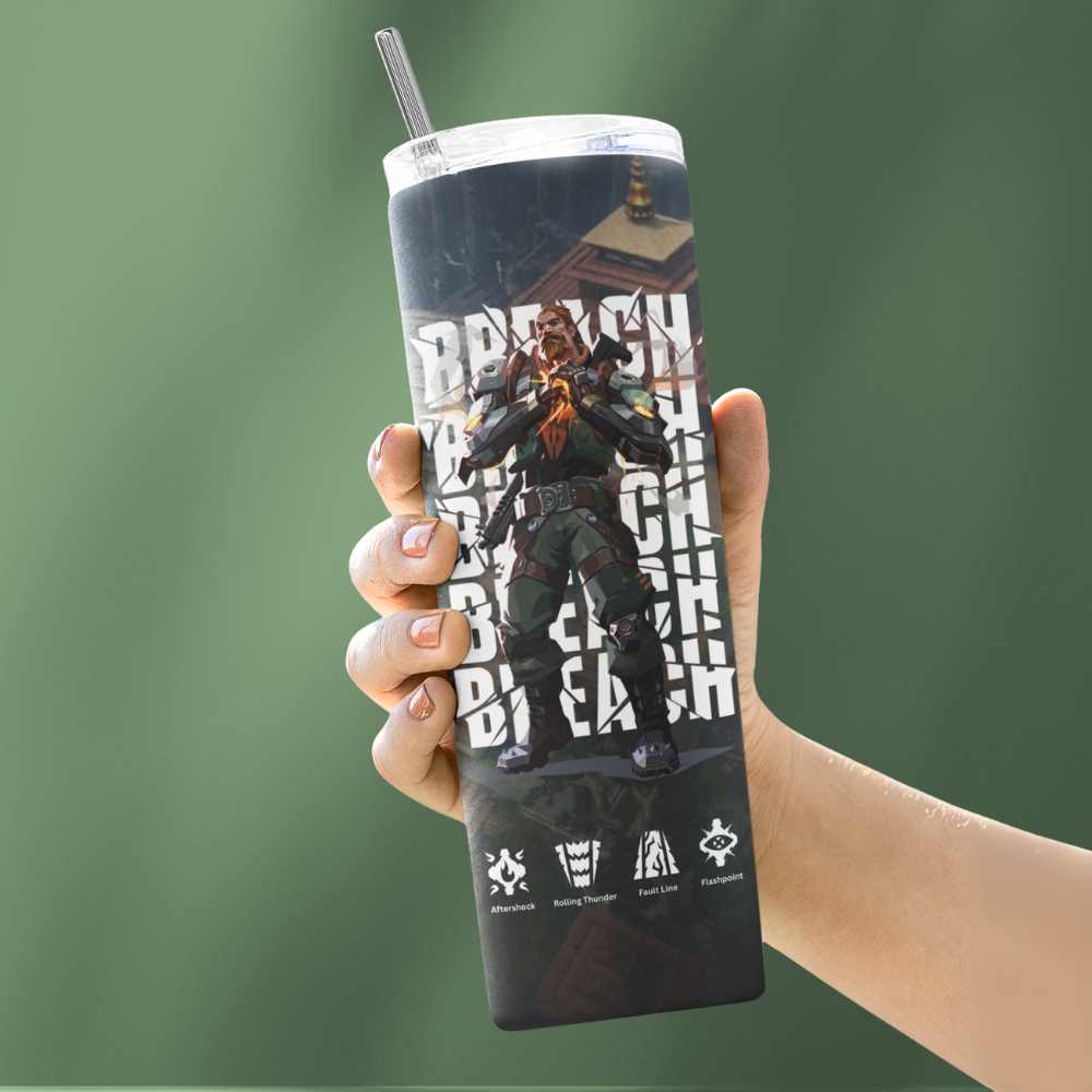 Valorant Breach Stainless Steel Tumbler – 591 ml