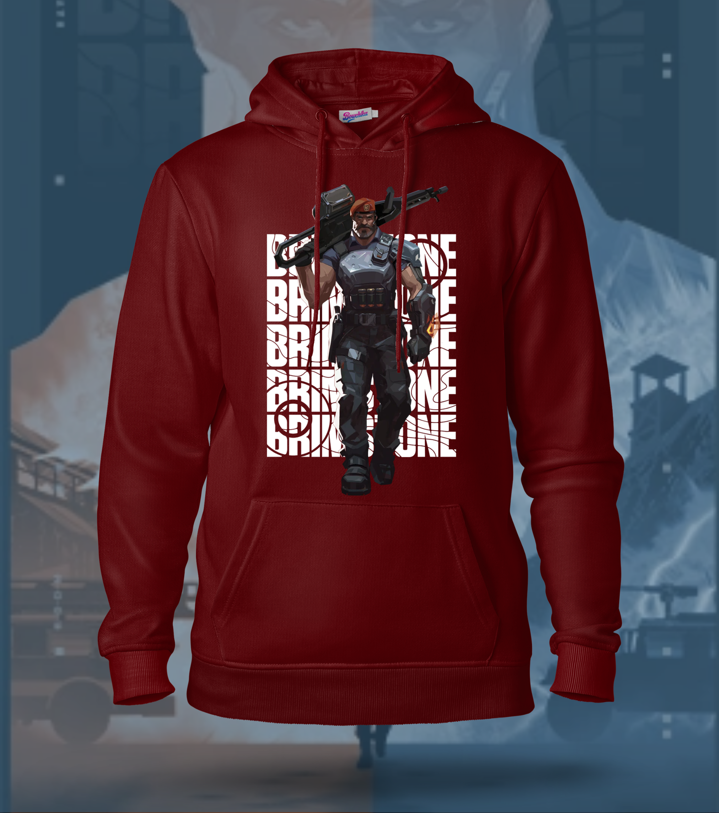Brimstone | Valorant – Commanding Fire Regular Hoodie