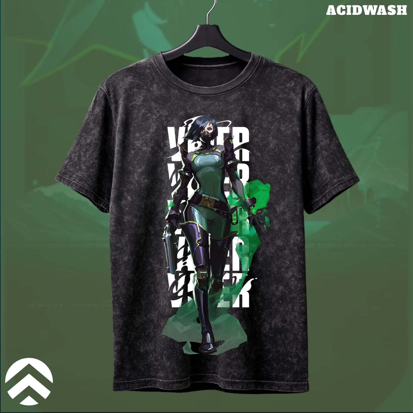Viper | Valorant – Toxic Precision Acid Wash Tee
