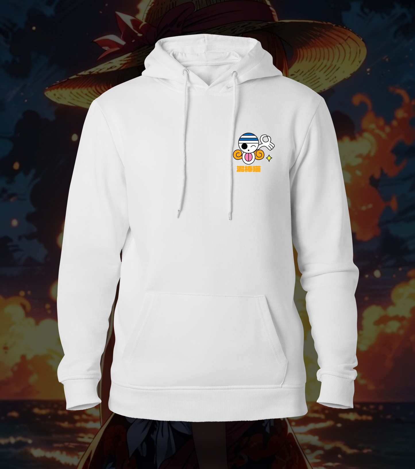 Nami One Piece Hoodie – Zeus Thundercloud Design