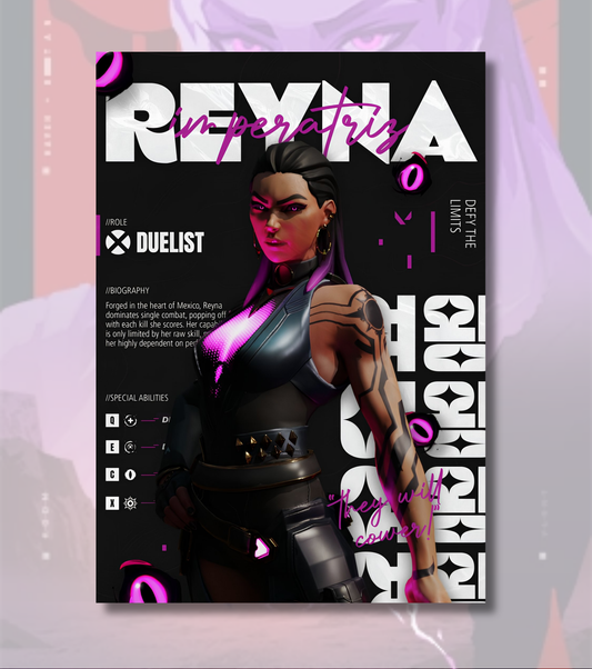 Valorant Reyna – The Empress Wall Art