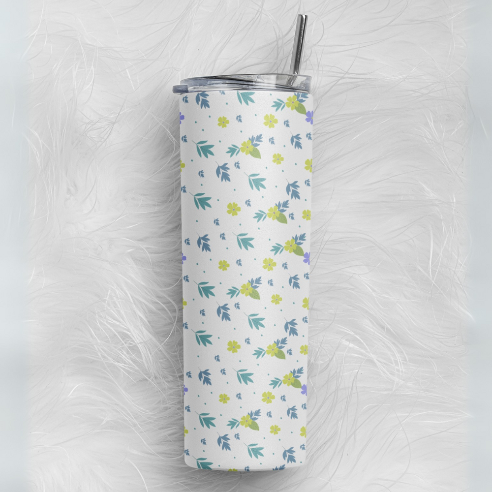 Floral Breeze Skinny Tumbler (591 ml / 20 oz)