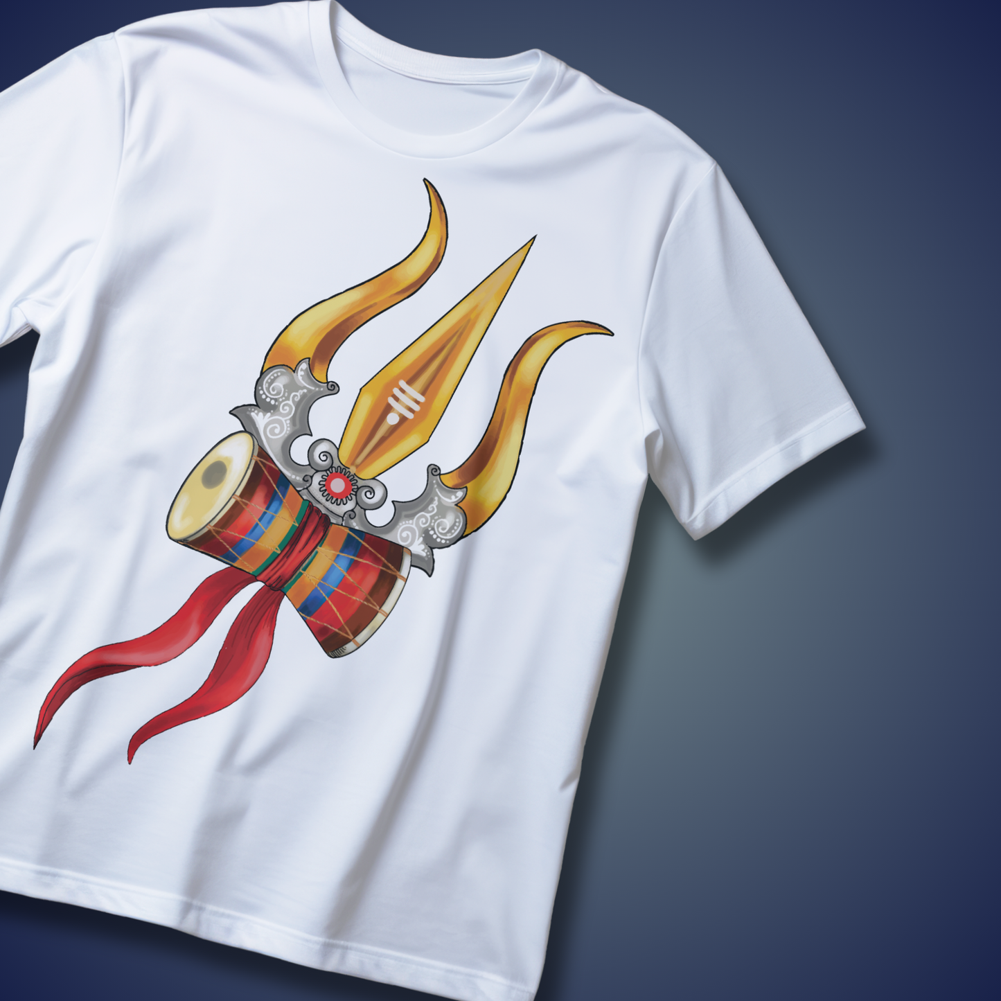 Har Har Mahadev Trishul & Damru T-Shirt