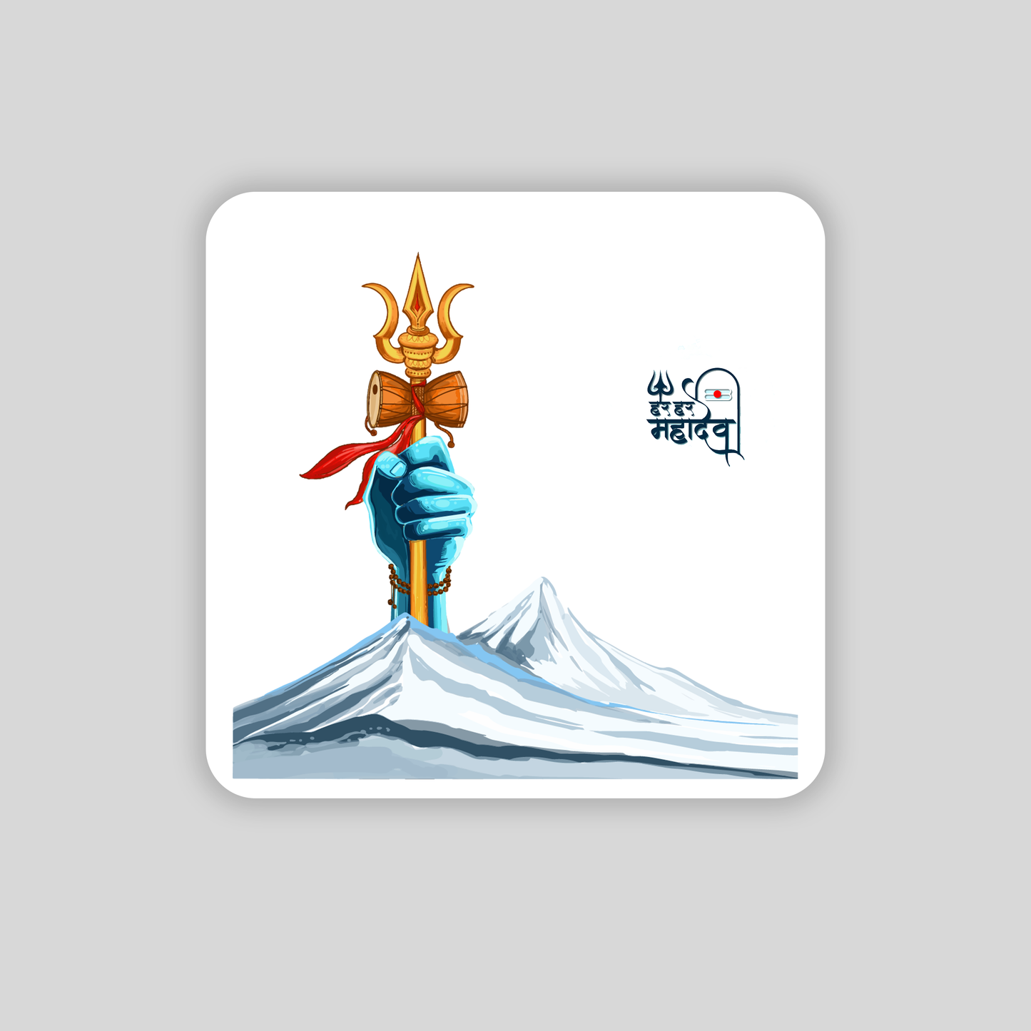Har Har Mahadev Trishul T-Shirt – kawad yatra
