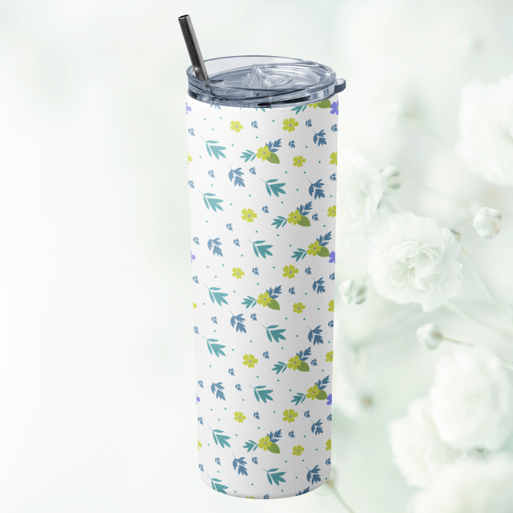 Floral Breeze Skinny Tumbler (591 ml / 20 oz)
