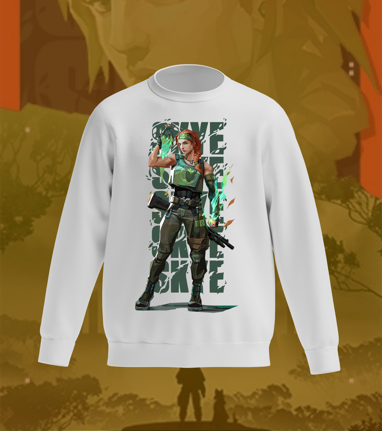 Skye Wildlight Sweatshirt – Valorant Edition