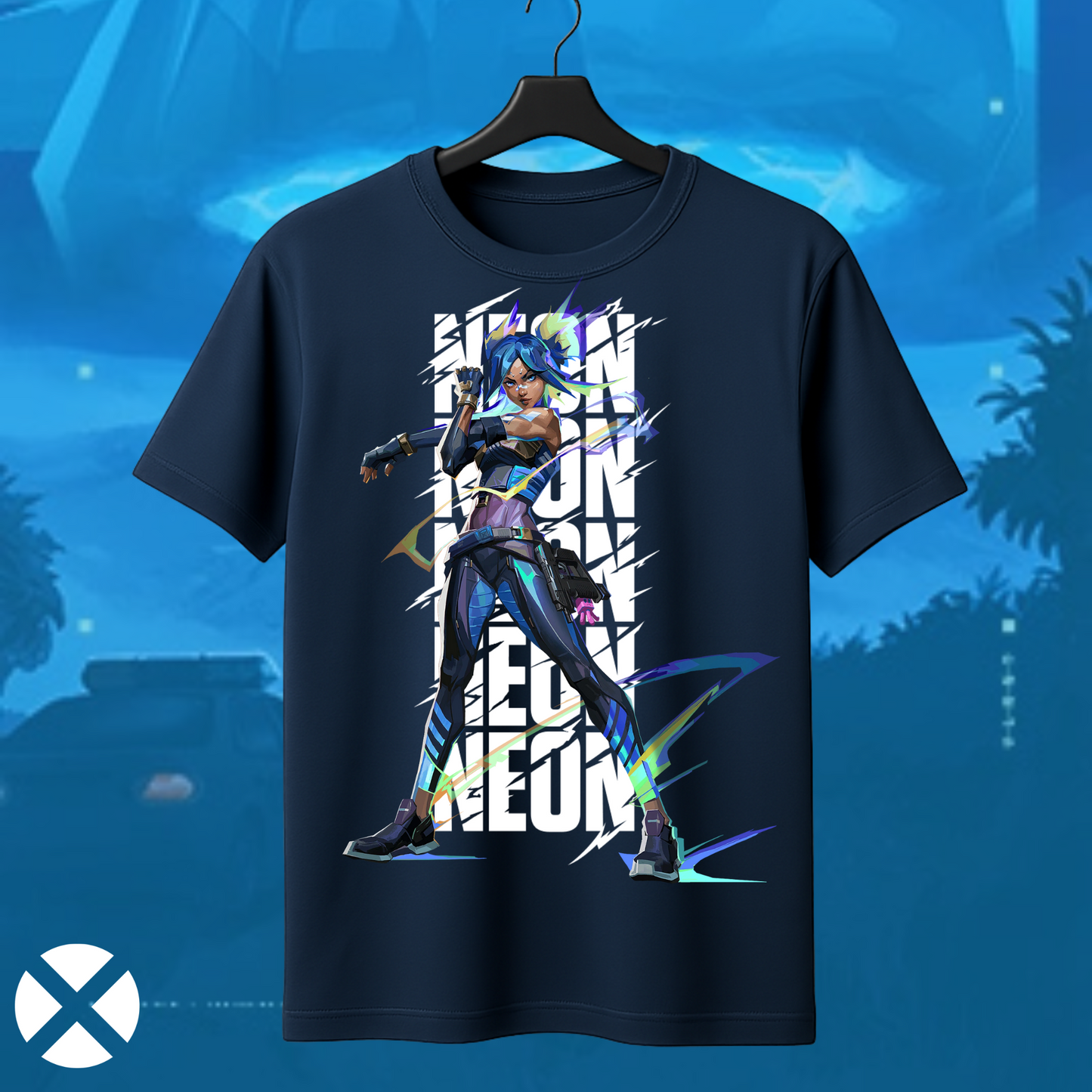 Neon | Valorant  – Thunder Dash Tee