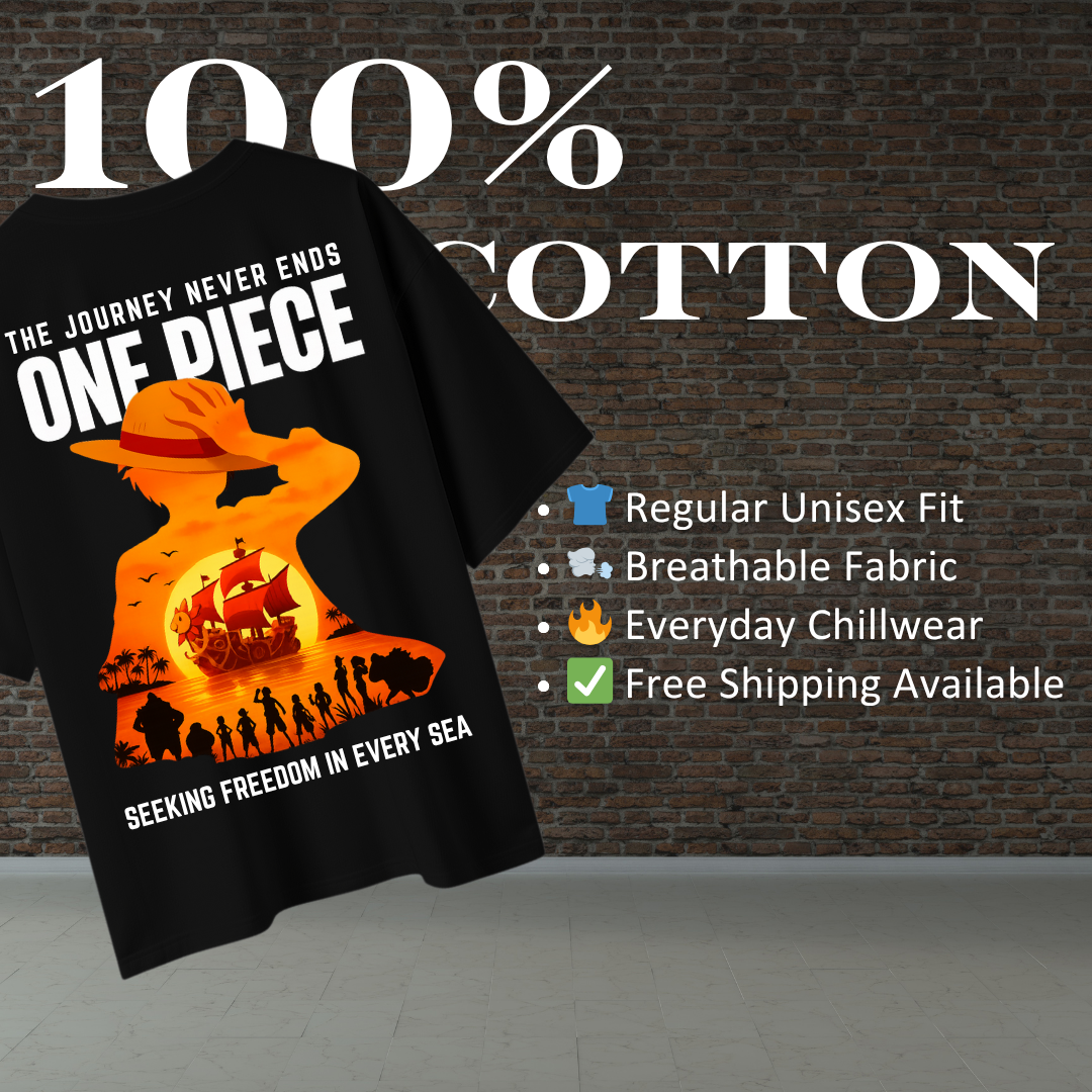 One Piece โ Seeking Freedom (Sunset Edition) Regular T-Shirt