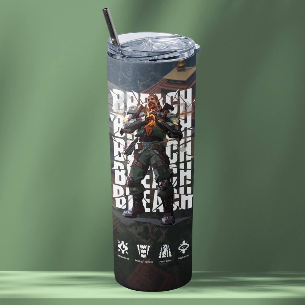Valorant Breach Stainless Steel Tumbler – 591 ml