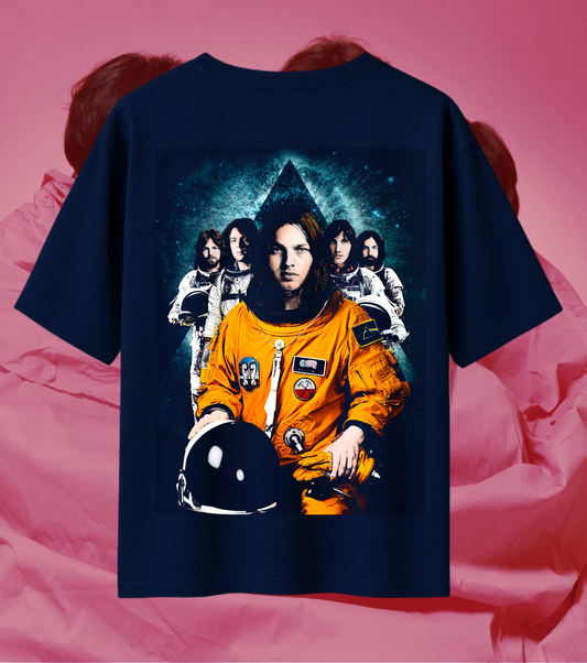 Pink Floyd Space Astronaut Band Graphic Oversized T-Shirt