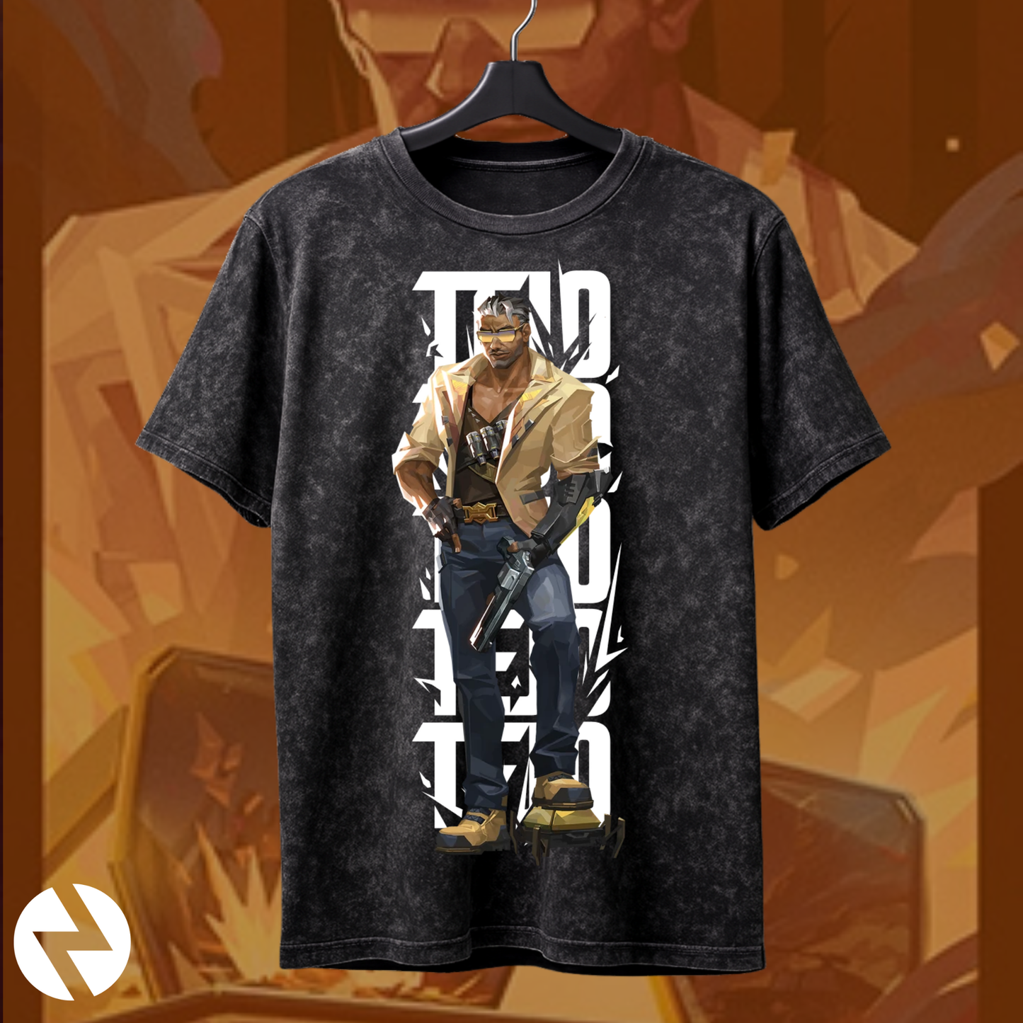 Tejo | Valorant – Street Enforcer Tee Acid Wash