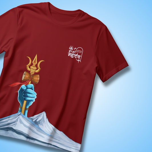 Har Har Mahadev Trishul T-Shirt – kawad yatra