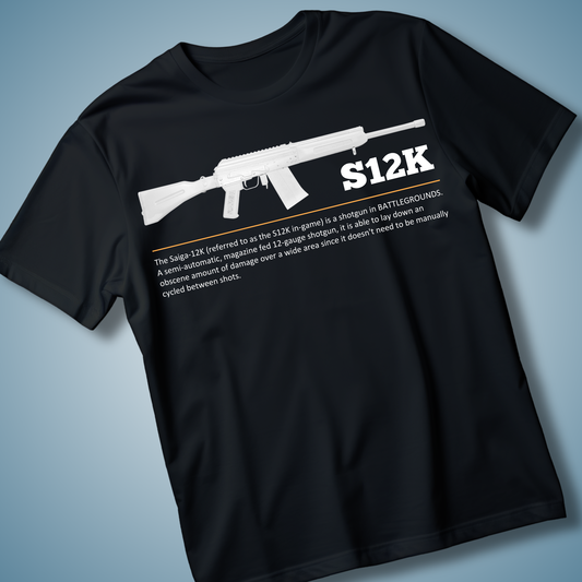 S12K Shotgun graphic T-Shirt