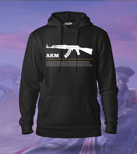 AKM – Classic Power. Modern Style. | BGMI Hoodie