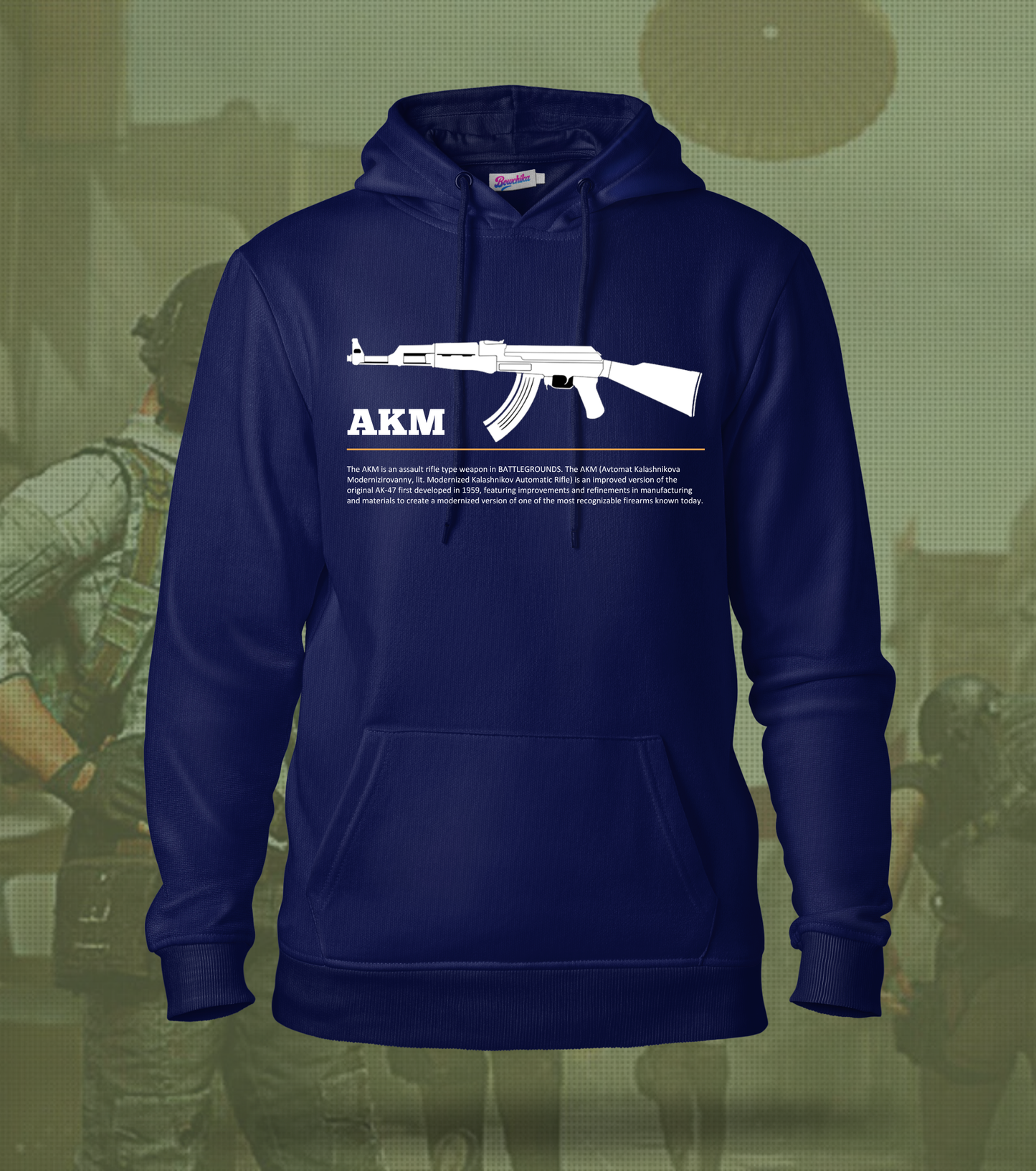 AKM โ Classic Power. Modern Style. | BGMI Hoodie