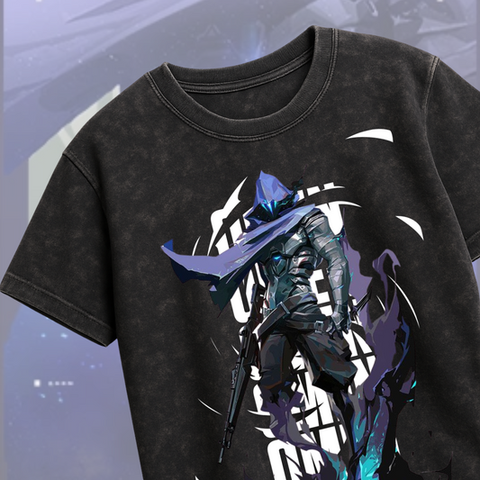Omen | Valorant – Shadow Reaper Acid Wash Tee