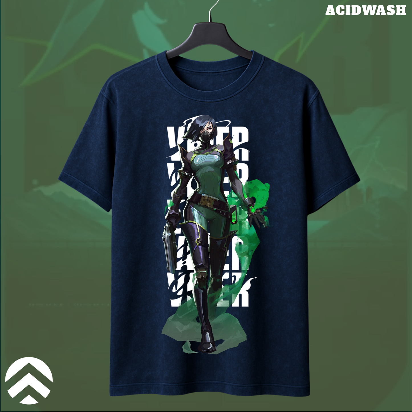 Viper | Valorant – Toxic Precision Acid Wash Tee