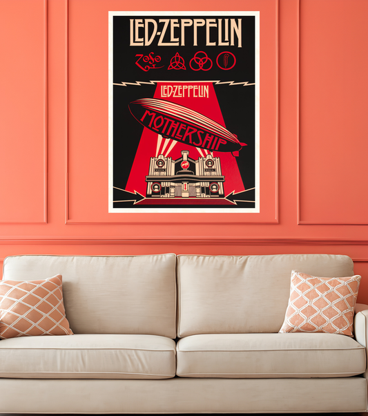 Led Zeppelin Mothership Poster