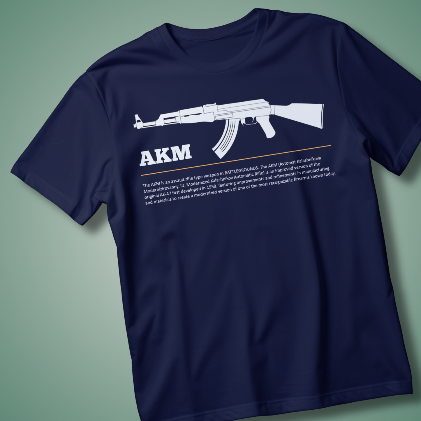 AKM Assault Rifle Graphic T-Shirt PUBG/BGMI