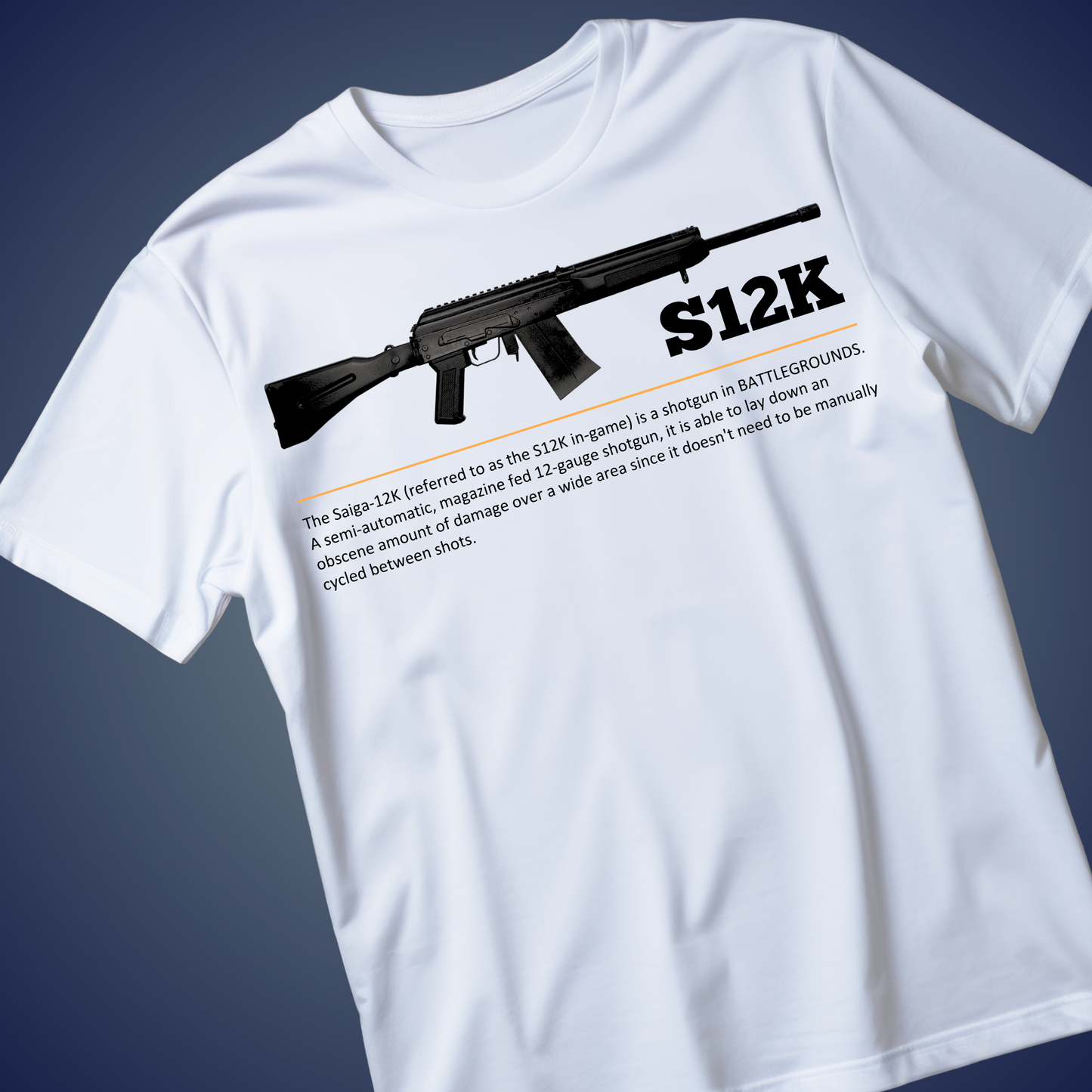 S12K Shotgun graphic T-Shirt