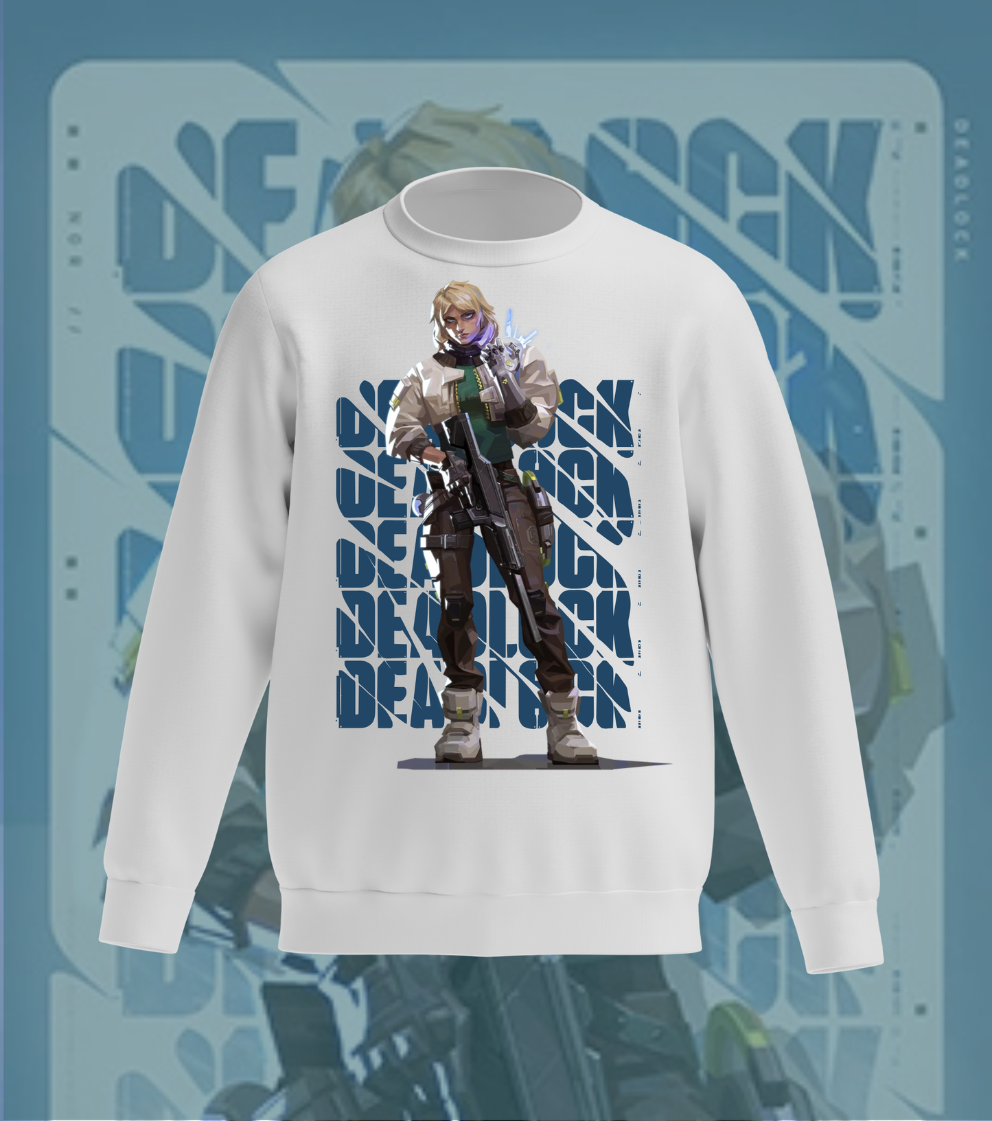 Deadlock Gridline Sweatshirt – Valorant Edition