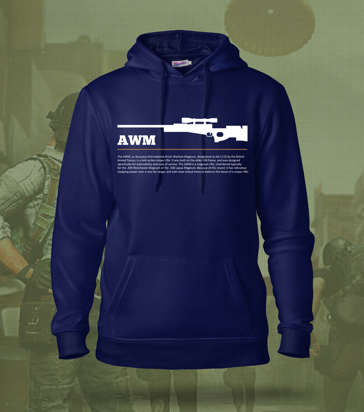 AWM – One Bullet, One Knock | BGMI Hoodie