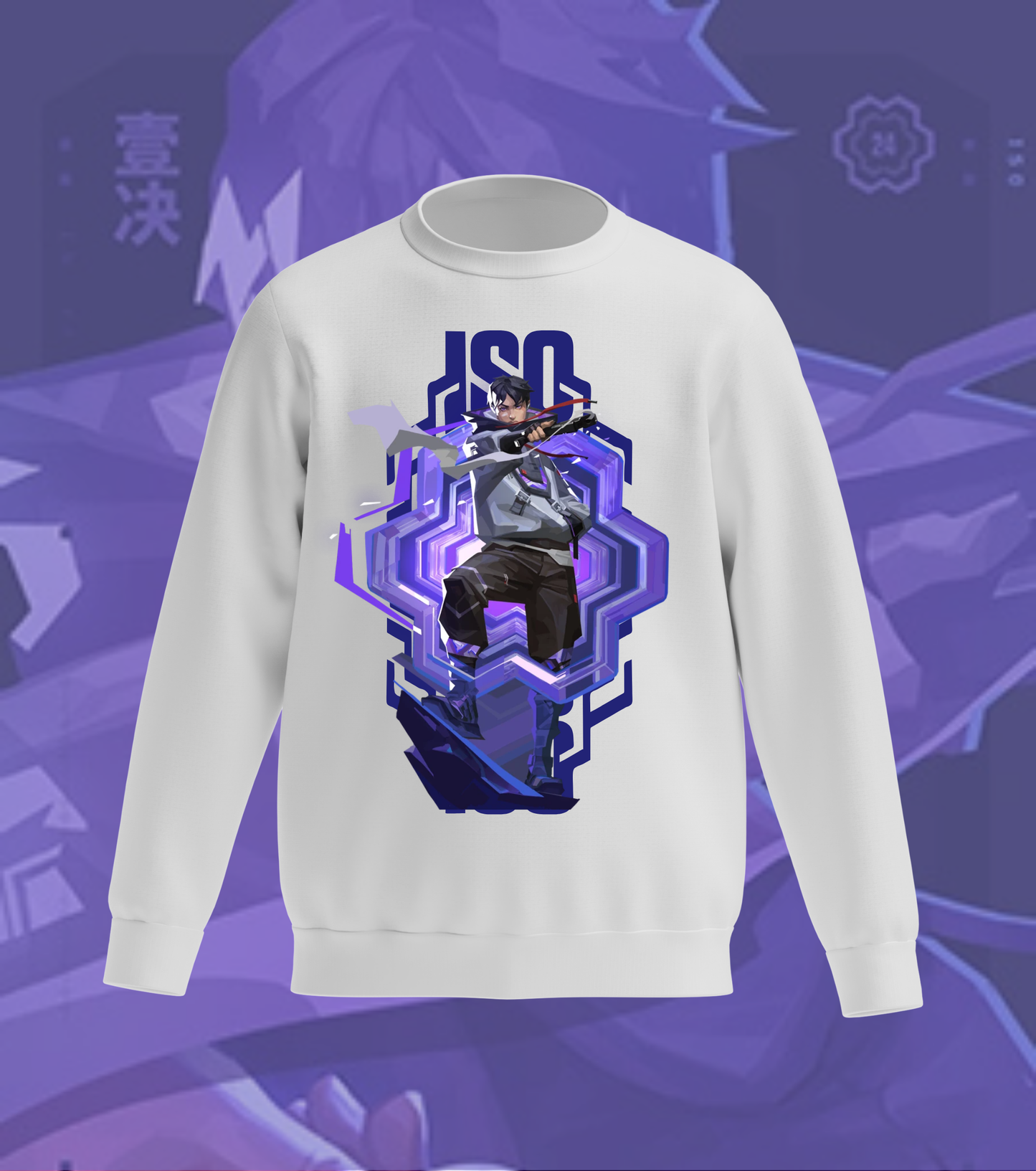 Iso Fragmented Realm Sweatshirt – Valorant Edition