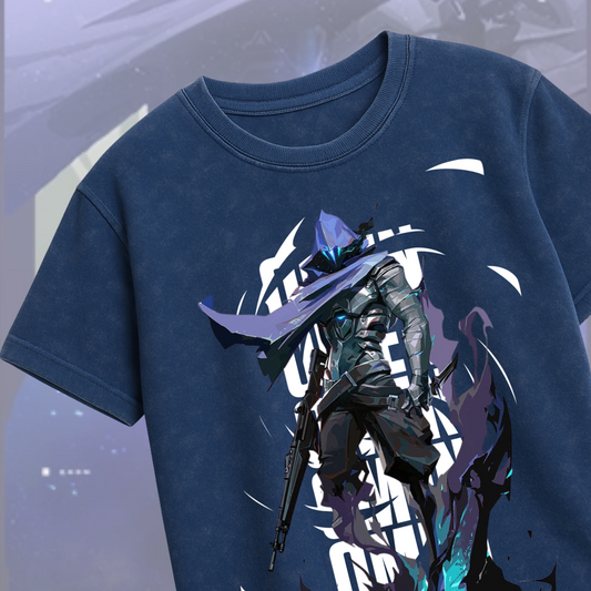 Omen | Valorant – Shadow Reaper Acid Wash Tee