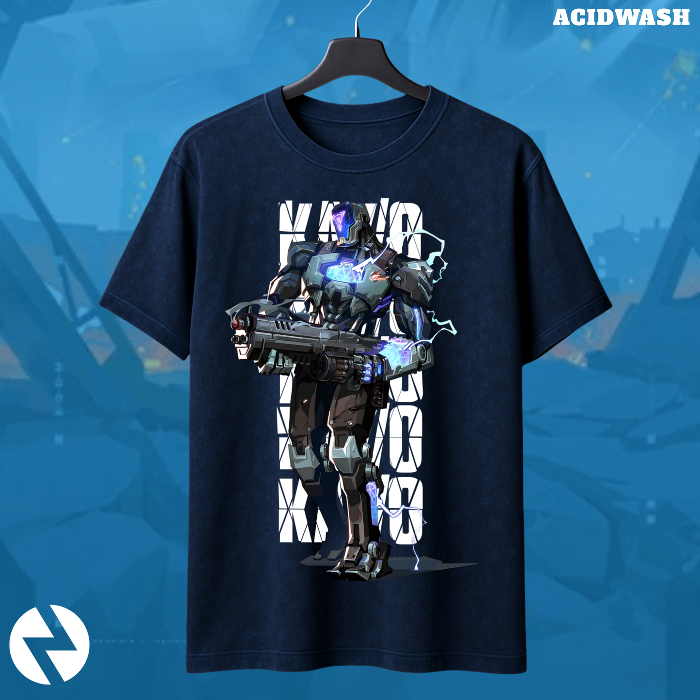KAY/O | Valorant – Suppression Protocol Acid Wash Tee