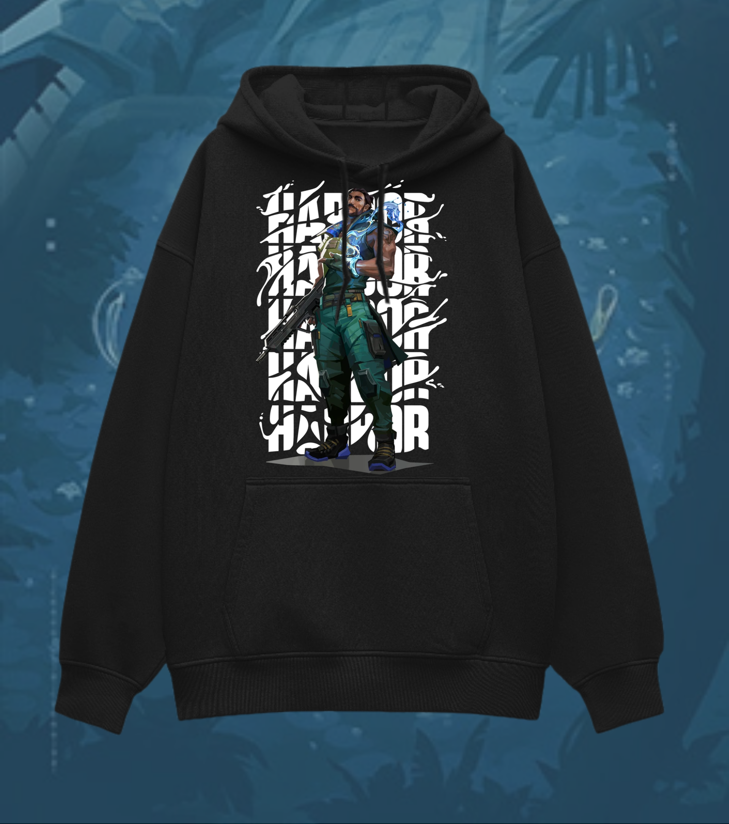 Harbor | Valorant – Tidal Force Oversize Hoodie
