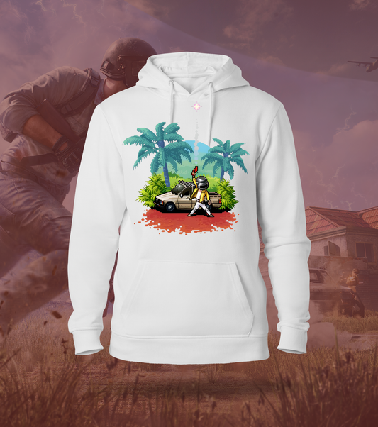 Erangel Vibes – Pixel Art BGMI Hoodie