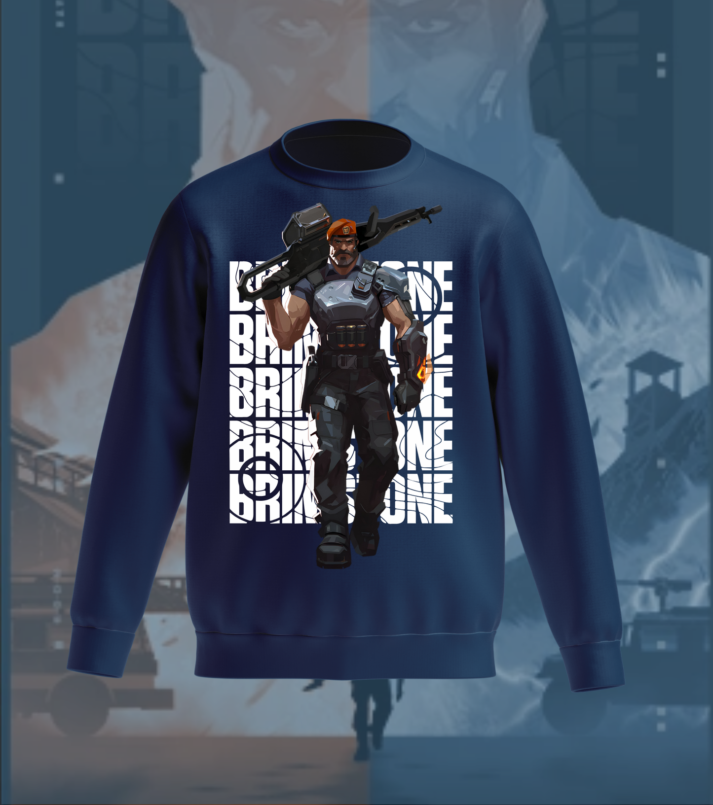 Brimstone | Valorant – Commanding Fire Sweatshirt