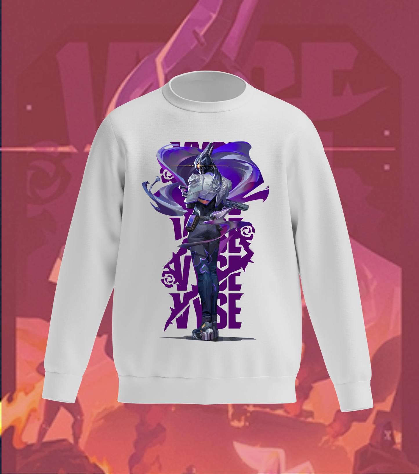Vyse Shadow Surge Sweatshirt – Valorant Edition