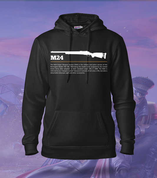 M24 Tactical Hoodie – 300 GSM | Military Sniper Gear BGMI